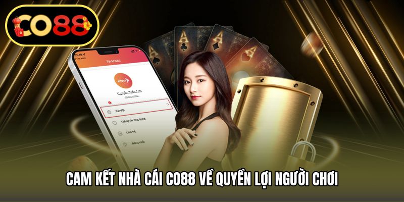 Cam kết nhà cái CO88 về quyền lợi người chơi